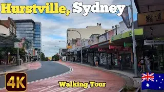 Hurstville Walking Tour 🇦🇺 | Station, Westfield & Local Markets | 4K City Walk