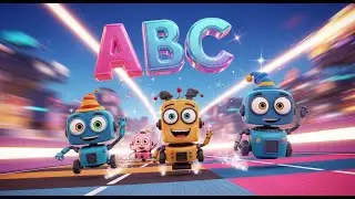 ABC Race with Silly Robots 🤖🏁🔤 | Alphabet Song for Kids | Learn ABC with Robots