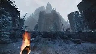 Exploring Winter Kaer Morhen in First-person Camera