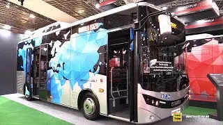 2020 Isuzu Novocity Volt Electric Bus - Exterior Interior Walkaround
