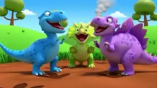 Colorful Dinosaurs Rhyme for Kids | Colors Song, Fun Dino Nursery Rhyme, Baby Songs & Kids Music