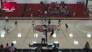 Shorewomen Volleyball - Allison McKechnie Match Clinching Kill at Ursinus (10/18/25)