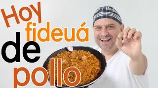 RECETA DE FIDEUA DE POLLO , TAN FACILLLLL Y TAN RICAAAAA!!!!!!!!