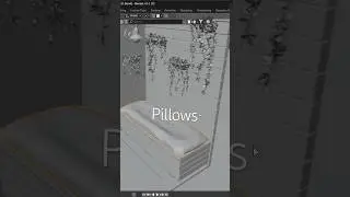 The easiest way to make pillows in Blender #blender #blender3d #blendertips #blendertricks