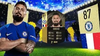 87 IF GIROUD PLAYER REVIEW! FIFA 18