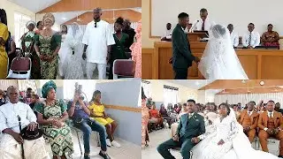 SHE IS JUST 23 AN MARRIED OFFICIAL White/Church wedding DAY