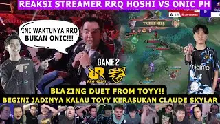 REAKSI STREAMER RRQ HOSHI vs ONIC PH GAME 2 | REACTION MATCH ESL SNAPDRAGON PRO SERIES GRAND FINAL