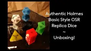 OSR Replica Dice Unboxing and D&D Dice History Retrospective