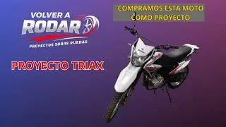 Moto abandonada: estado real y primer arranque | Proyecto Triax🏍️