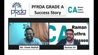 Mr. Vivek Mallah PFRDA Grade A 2021 officer | CA Raman Luthra Classes |