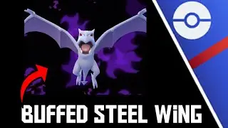 THE NUKE MACHINE *BUFFED* Steel Wing Shadow Aerodactyl Great League FT Shaodw Swampert & Alteria