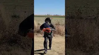 Texas Chainsaw Massacre costume I made but the idiots sent me the wrong year mask..