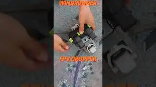 Drone drop demonstration (the video below is a virtual game simulation). #drone #uav #fpv #dropper