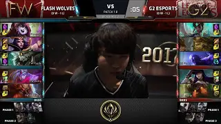 FW Maple Leblanc VS G2 Perkz Ryze Highlights   2017 MSI Group Stage D1 Flash Wolves vs G2