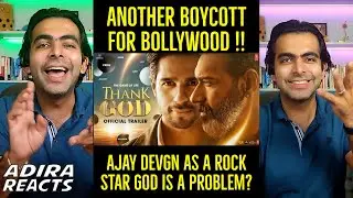 Thank God Movie Trailer Reaction | Ajay Devgn | Rakul Preet Singh | Sidharth Malhotra | Nora Fatehi