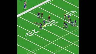 All American Championship Football (SNES) AFC: Buffalo vs Cincinnati