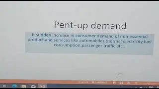what's pent up demand