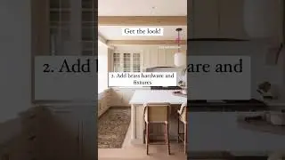 Get the look! Beige kitchen cabinet inspo. #short #kitchen #interiordesign