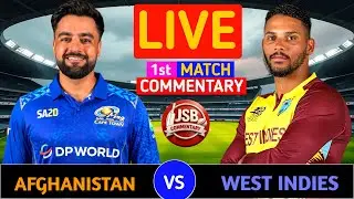 Afghanistan vs West Indies Live | AFG vs WI 1st T20 | WI vs AFG | Live Cricket Score & Commentary