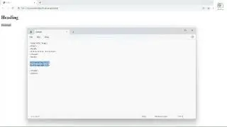 html basic tags. Simple html page with div | span