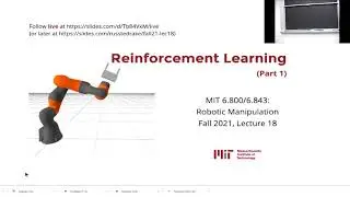 Lecture 18: MIT 6.800/6.843 Robotics Manipulation (Fall 2021) | 
