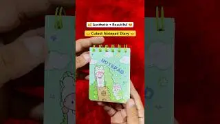 🥰Aesthetic + Beautiful&rdquo; Cutest Notepad Diary💕mini diary! Cute diary! Notepad! Sticky notes