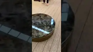 Luxury Marble Coffee Table With Drawer Italian Style