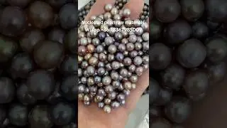 Freshwater purple non-nucleated pearl raw materials. #pearls #wholesale  #pearlflower #jewelry