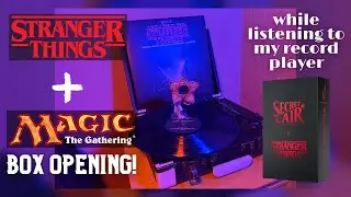Magic The Gathering + STRANGER THINGS in 4k!! #strangerthings #magicthegathering #4k #boxopening