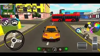 US Taxi Car simulator android gameplay , taxi game , taxi sim driving game , taxi parking game