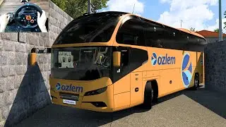 Smooth Bus Driving Experience Through Narrow Roads of Greece | #ets2 | Logitech G29 Steering Wheel