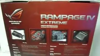 Unboxing материнской платы Asus Rampage IV extreme