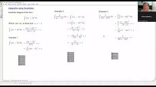 Integration using Substitution 1