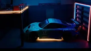 Гараж для радиоуправляемой модели масштаба 1/10, напечатанный на 3D-принтере, часть 1.