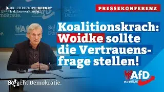 Woidke sollte die Vertrauensfrage stellen ❗