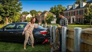 HOA Karen Backed Into My Fence Every Week — So I Replaced It With Steel Posts