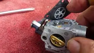 Homelite 42cc chainsaw carburetor & fuel line service