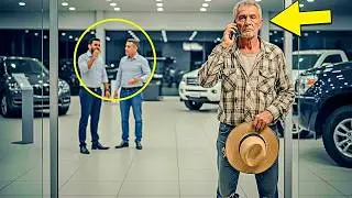 Vendedor ignorou o homem de chapéu por 50 minutos... até ele receber a ligação do dono