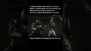 Blade&rsquo;s Brutal Finish vs Zombie Ghost | Marvel Zombies Teaser (2025) 🩸⚔️🧟&zwj;♀️ #marvelzombies