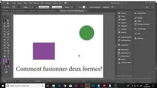 Comment fusionner deux formes sur Illustrator!