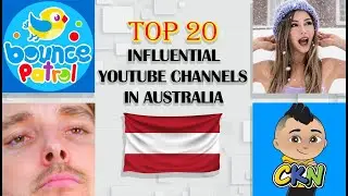 Top 20 Influential YouTube Channels in Australia