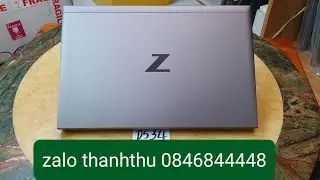 Đ&atilde; chốt. HP Zbook Firefly 15G7, i7, th10, ram 16, ssd 512, 15.6FHD, card rời 4G #laptop 