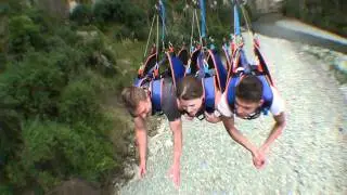 100mph Flying Fox @ Gravity Canyon, Taihape, New Zealand