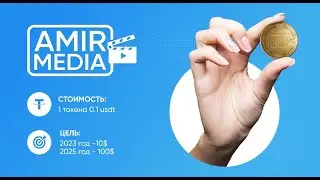 Amir Capital! Проект АМИР МЕДИА! Успейте купить ТОКЕН проекта, и заработать очень хорошие иксы!!!