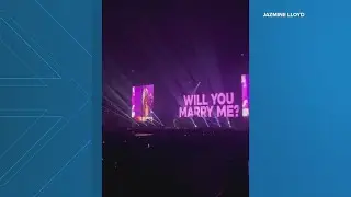 Young Thug proposes to Mariah the Scientist during benefit concert at State Farm Arena