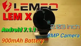LEMFO LEM X 2.03 inch Smartwatch-AnTuTu  Test, &ldquo;OK Google&rdquo;, WiiWatch2, Аll functions