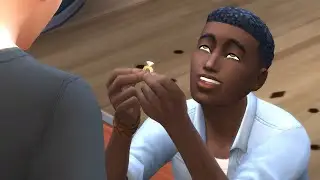 my sims got engaged in a bowling alley lol