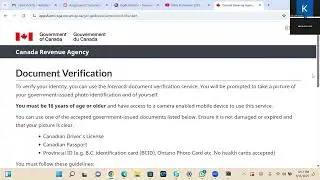 CRA account creation & GST benefits registration processes-Part 1