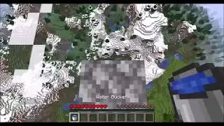 Minecraft water bucket fall