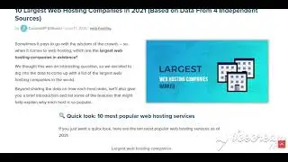 Top trending hosting providers in USA | Largest Hosting Provider 2021